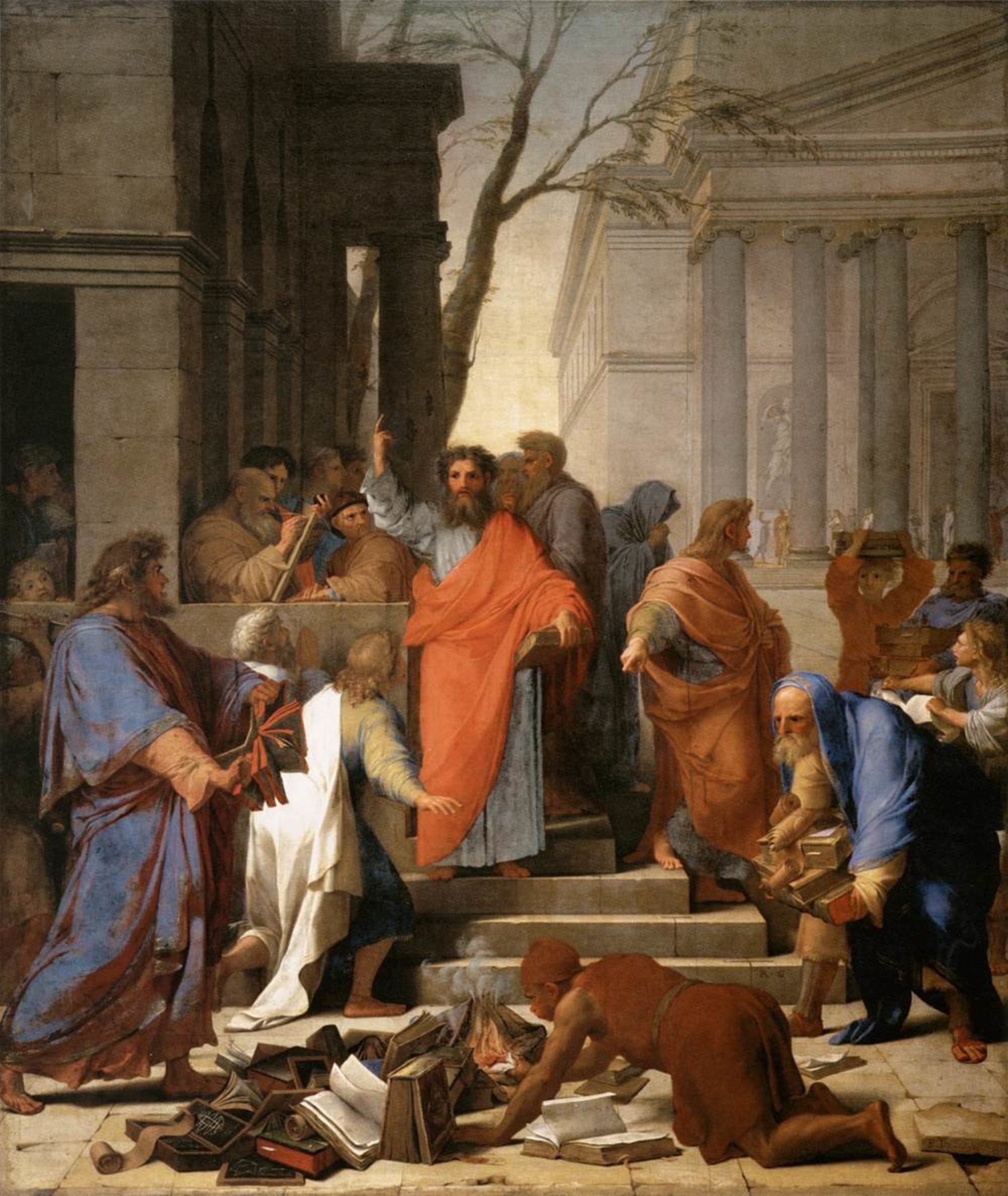 Eustache Le Sueur   The Preaching Of St Paul At Ephesus   Wga12613