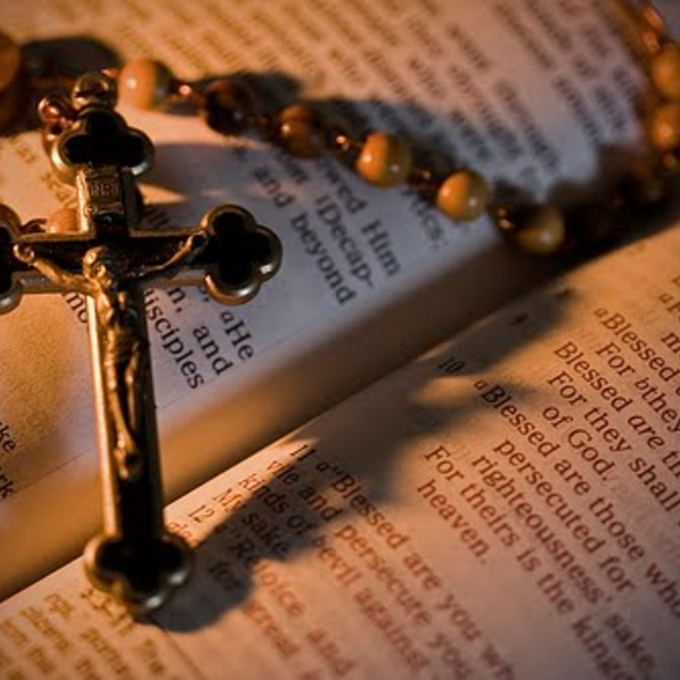 Rosary And Bible